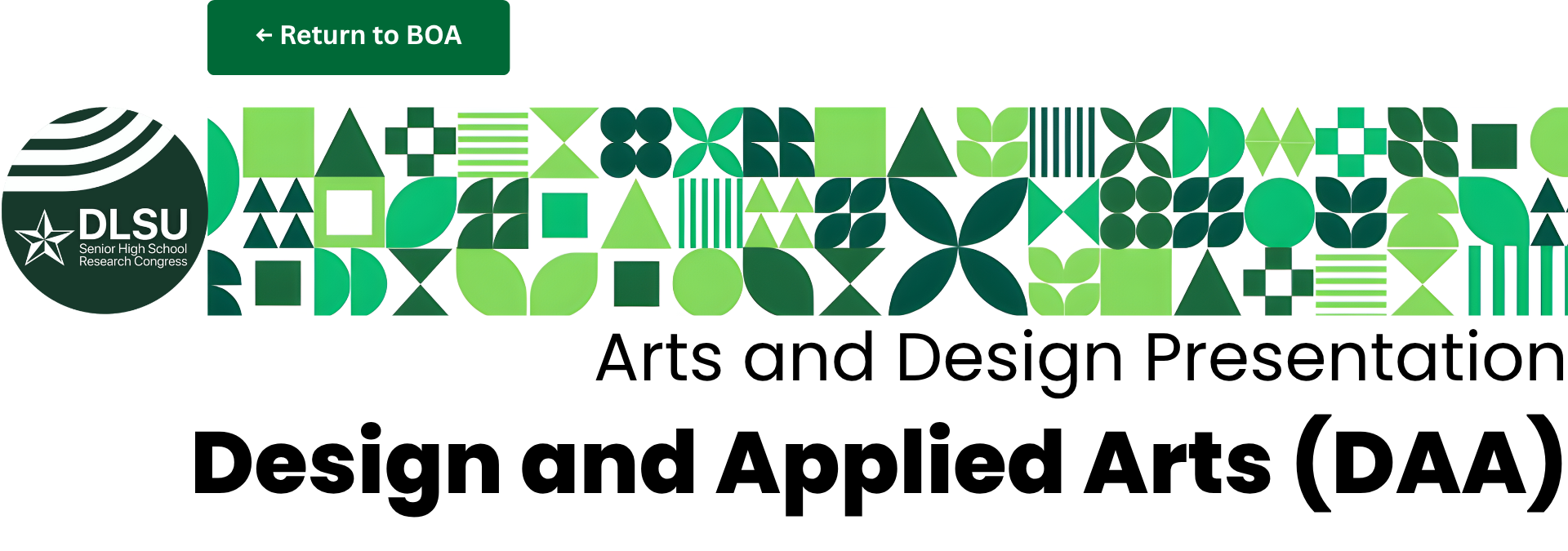 [Arts] Design and Applied Arts (DAA)