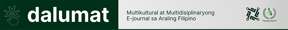 Dalumat: Multikultural at Multidisiplinaryong E-Journal sa Araling Pilipino