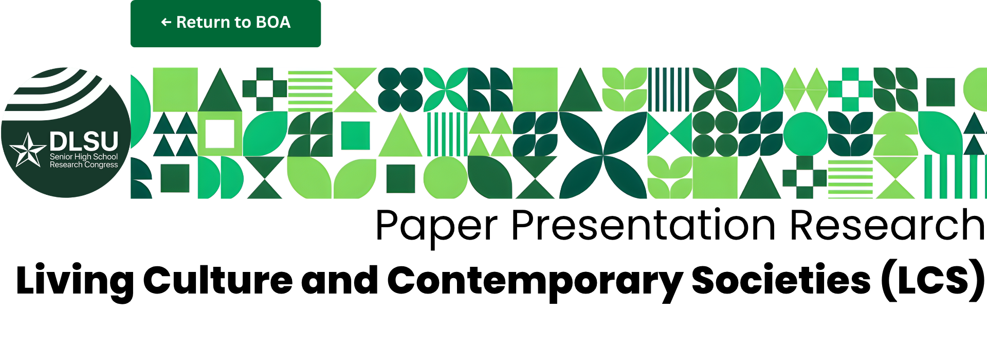 [Paper] Living Culture and Contemporary Societies (LCS)