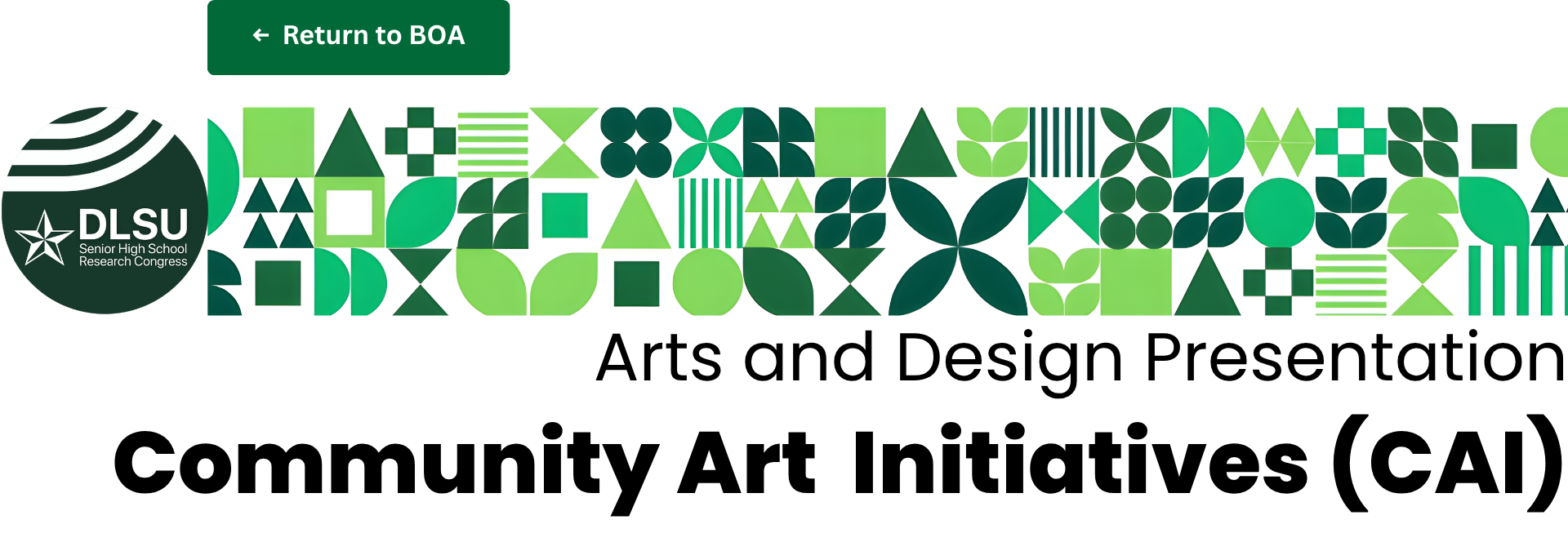 [Arts] Community Art Initiatives (CAI)